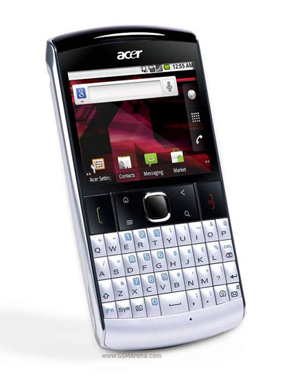 picture Acer beTouch E210 and Mobile Phone Specifications, Qwerty Android smartphone for business