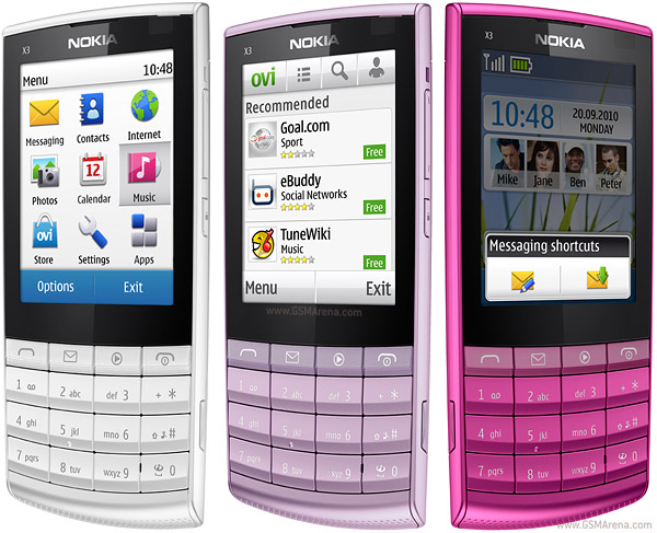 Nokia X3-02 Touch and Type pictures