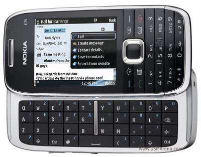 harga Nokia E75 communicator, gambar hape Qwerty murah, ponsel symbian, kelebihan dan kekurangan Nokia E75 Slide