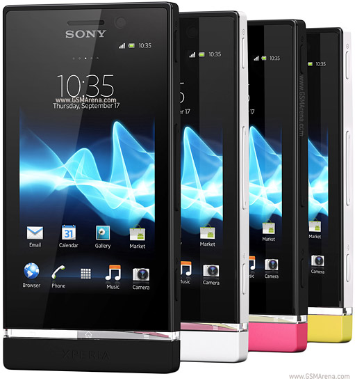 harga dan spesifikasi Sony Xperia U, gambar dan foto handphone xperia u, kelebihan dan kelemahan xperia terbaru 2012, hp android Gingerbread bisa upgrade ICS