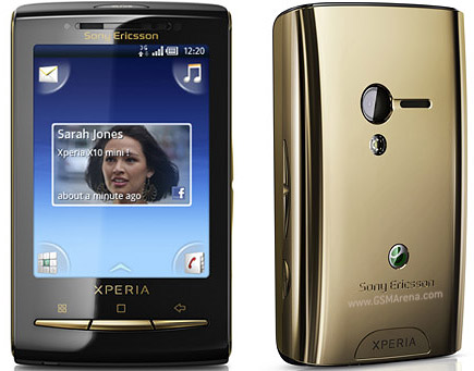 sony ericsson xperia x10 mini gold specifications. Sony Ericsson Xperia X10 mini